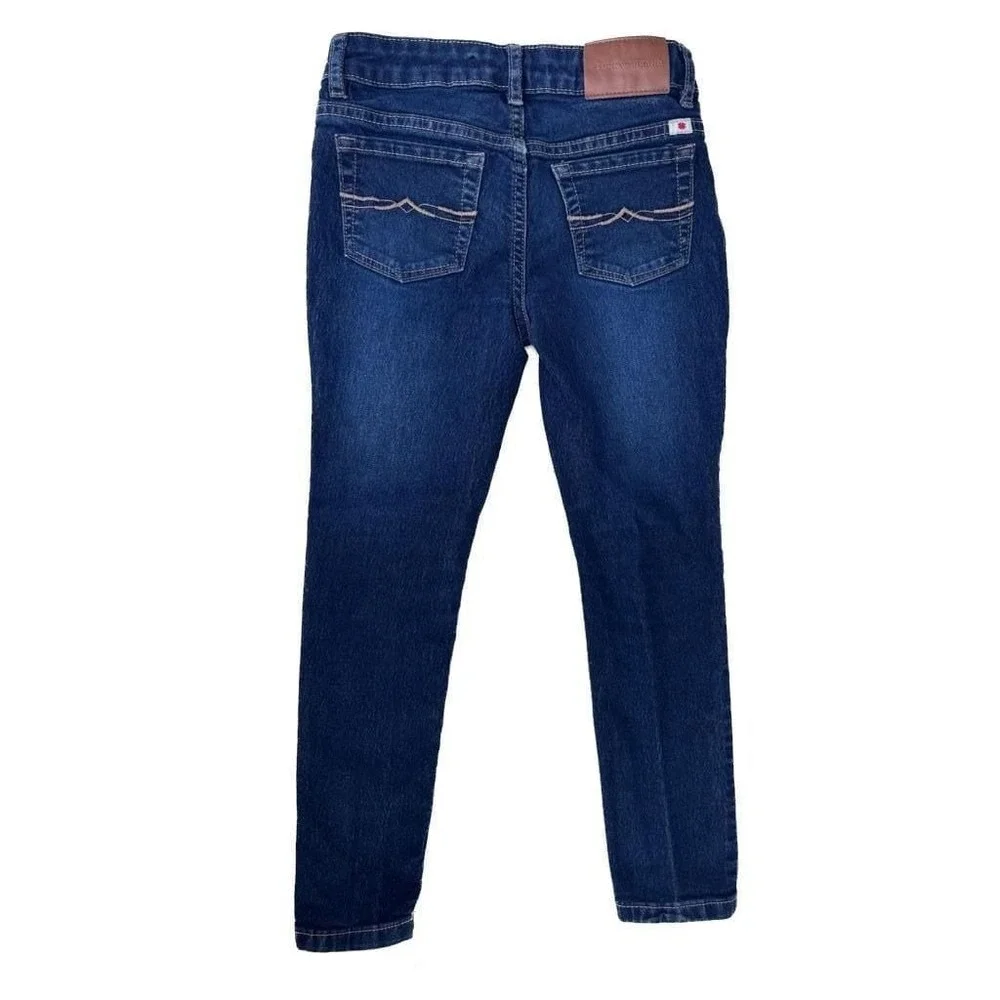 Lucky Brand Zoe Skinny Jeans‎ Girls 6X Dark Wash Excellent Stretch Denim